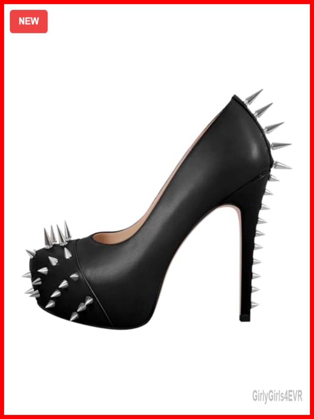 Women's Platform Pumps Studded Stiletto High Heels Slip On Wedding Shoes